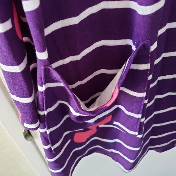 Dark Purple Caroline Cardigan - Picture 2 of 5